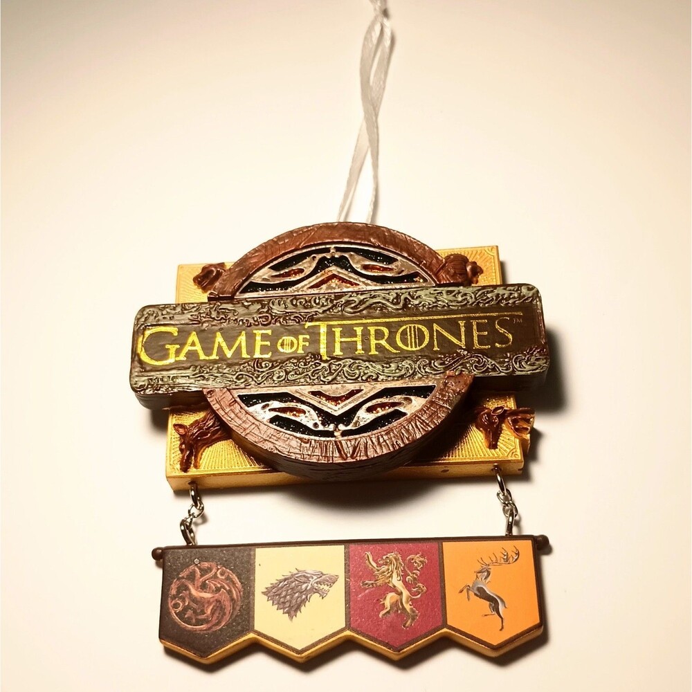 Hallmark Ornaments Game of Thrones Logo Banners Christmas Tree Ornament